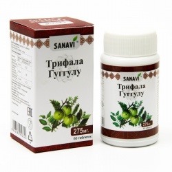 SANAVI Triphala Guggulu Трифала Гуггулу 60таб