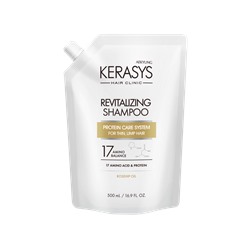 KERASYS Шампунь для волос ОЗДОРАВЛИВАЮЩИЙ Revitalizing Shampoo (запасной блок), 500 мл