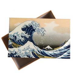 Кацусика Хокусай |Коробка "Волна в Канагаве"