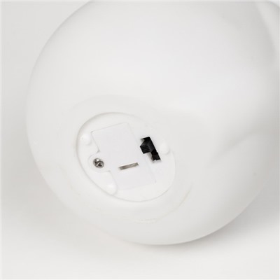 Ночник "Кошечка" LED от батареек белый 9,5х9х13,5 см
