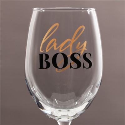 Бокал для вина «Lady boss», 360 мл
