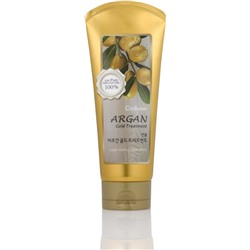 Питательная аргановая маска для окрашенных волос с золотом и комплексом масел Argan Gold Treatment, 200 мл
