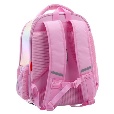 Рюкзак каркасный Hatber Ergonomic Plus Meow, 38 х 29 х 16 см, розовый