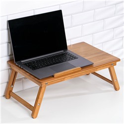 Столик для ноутбука складной, 30х50 см, дерево