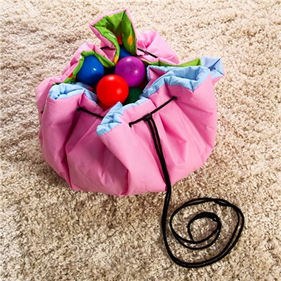 Игровой коврик-сумка «Зверята», диаметр 100 см, виды МИКС, Крошка Я