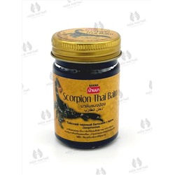 Тайский бальзам для массажа Banna Cкорпион черный, 50 гр