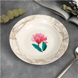 Глубокая тарелка «Цветы», 20 см