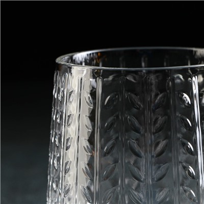 Набор питьевой из стекла Magistro «Хрусталик», 5 предметов: кувшин 1,8 л, 4 кружки 350 мл