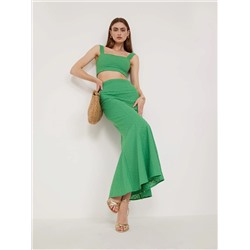 Юбка а-силуэта  цвет: Зеленый S997/lafaet | купить в интернет-магазине женской одежды EMKA