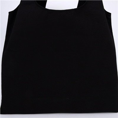 Сумка мешок, 40×35см, черная