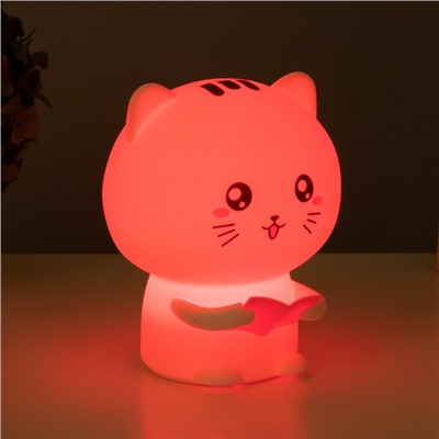 Ночник-мякиш "Котенок" LED от USB 12х10х16,3 см