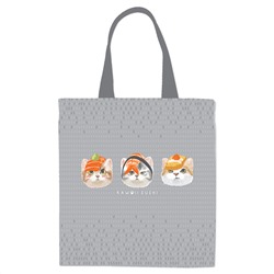 Сумка-шоппер ArtSpace"Sushi Cats", 31*39см. с карманом
