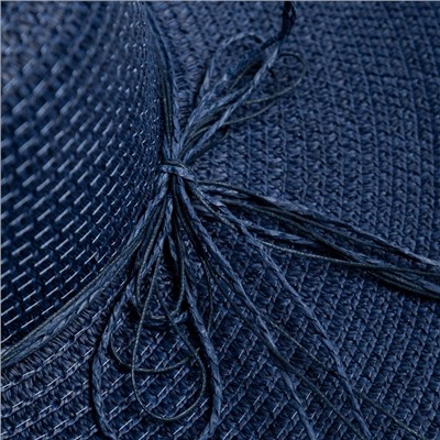 Шляпа женская MINAKU "Ocean", размер 56-58, цвет синий