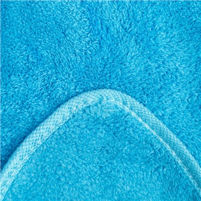 Кухонное полотенце Доляна "Бантик"цв.синий  28х40 см, микрофибра, 100% п/э