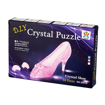 Yuxin 3D-Пазл "Туфелька" Прозрачная, Crystal Puzzle
