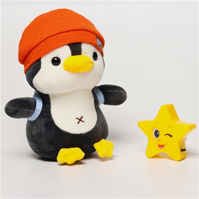 Мягкая игрушка с ночником "Пингвин"