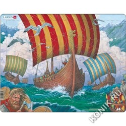 Пазл Larsen «Корабли викингов», 64 эл.
