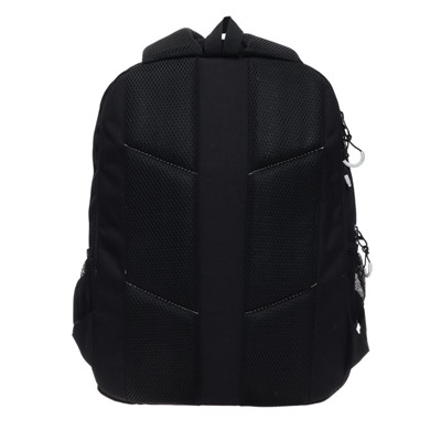 Рюкзак молодёжный Grizzly, 42 х 31 х 22 см, эргономичная спинка, отделение для ноутбука, чёрный, белый