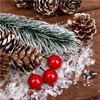 Набор новогоднего декора «Морозные шишки»