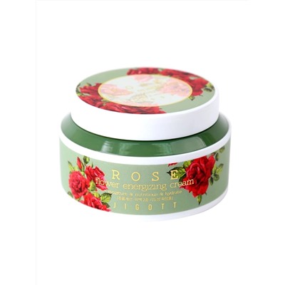 JIGOTT - КРЕМ ДЛЯ ЛИЦА С ЭКСТРАКТОМ РОЗЫ ROSE FLOWER ENERGIZING CREAM, 100 МЛ.