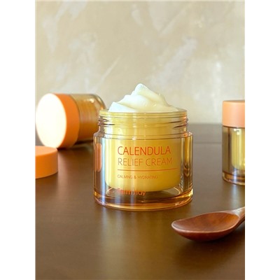 FARMSTAY - КРЕМ ДЛЯ ЛИЦА С ЭКСТРАКТОМ КАЛЕНДУЛЫ CALENDULA RELIEF CREAM, 80 МЛ