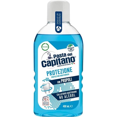 Pasta del Capitano Ополаскиватель для полости рта Protection with Propolis / Защитный с Прополисом 400 мл