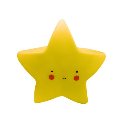 Светодиодный ночник «Звезда» жёлтый, 3хLR44, акрил, 53х137х145мм.