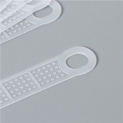 Накладки силиконовые для вешалок, антискользящие, 10 шт, 10×2,2 см