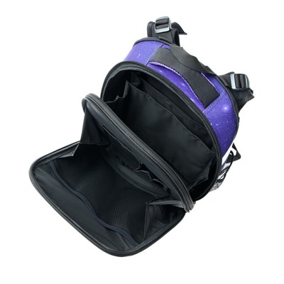 Рюкзак каркасный Probag "Единорог" 38 х 30 х 16 см, эргономичная спинка, фиолетовый