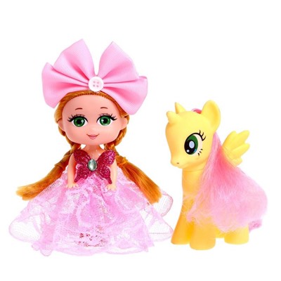 Подарочный набор «Сказочный пони», с куклой, МИКС