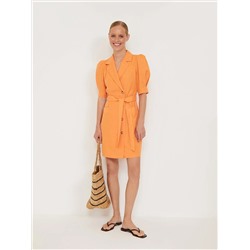 Платье с поясом  цвет: Оранжевый PL1358/bakky | купить в интернет-магазине женской одежды EMKA