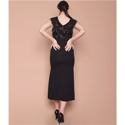 Платье #838, чёрный