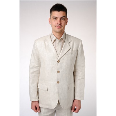 Пиджак льняной мужской классический