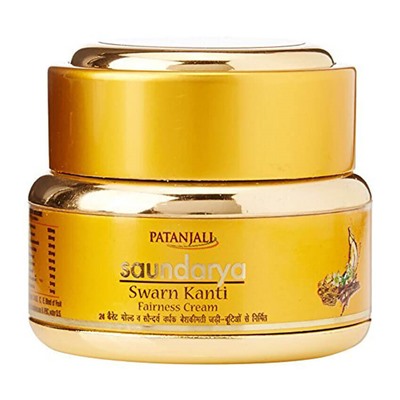 PATANJALI Swaran Kanti Cream Выравнивающий тон кожи крем для лица 15г