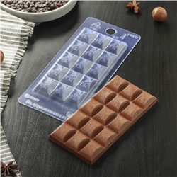 Форма для шоколада и конфет 7×15×1 см «Воздушный», цвет прозрачный