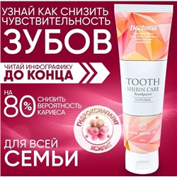 Dr.EL SHIRIN CARE TOOTHPAS для взрослых. Снижение чувствительности зубов. Минерализация зубной эмали