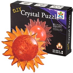 Yuxin 3D-Пазл "Солнце" Красное Crystal Puzzle