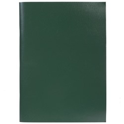 Тетрадь А4, 96 листов в клетку, "Зеленая", обложка бумвинил, блок 60 г/м2