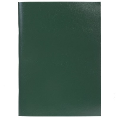 Тетрадь А4, 96 листов в клетку, "Зеленая", обложка бумвинил, блок 60 г/м2