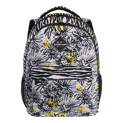 Ученический рюкзак ErichKrause® EasyLine® с двумя отделениями 20L Zebra Flower