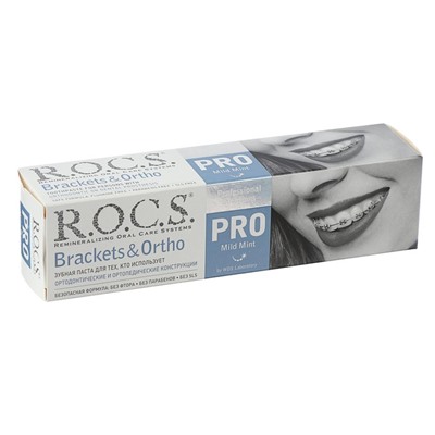 Зубная паста R.O.C.S. Pro Brackets & Ortho, 135 г