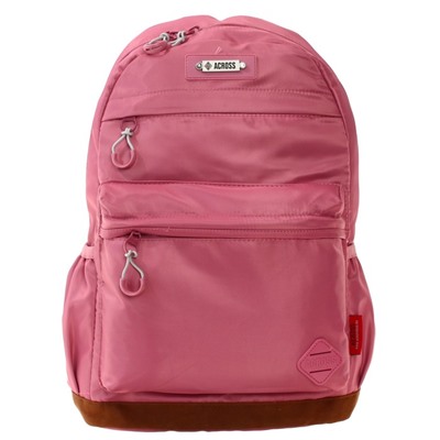 Рюкзак молодёжный Across Merlin, 43 х 30 х 18 см, эргономичная спинка, розовый