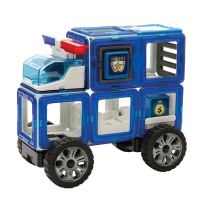 Магнитный конструктор MAGFORMERS 717002 Amazing Police Set