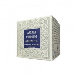 Bharat Bazaar Зелёный чай Ассам ПРЕМИУМ Assam Premium Green Tea 100г