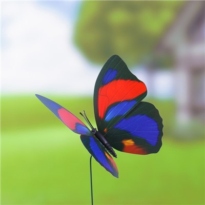 Штекер садовый, декоративный  "Бабочка" 12×9см, 30см