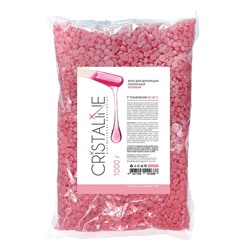 Розовый пленочный воск 1 кг Cristaline