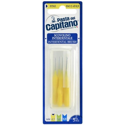 Pasta del Capitano Межзубные ёршики Interdental Brush Fine d 0,9 mm / Межзубные ёршики, d 0,9 мм 5 шт