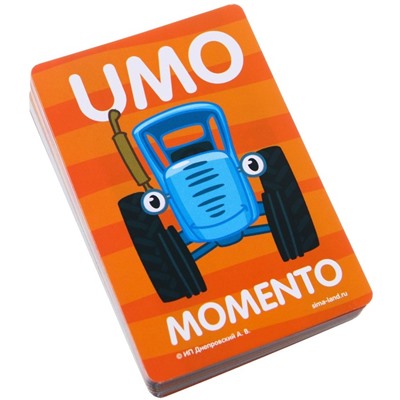 Карточная игра "UMO momento", Синий трактор