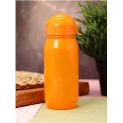 Бутылка "Classic" с трубочкой, orange (400 ml)
