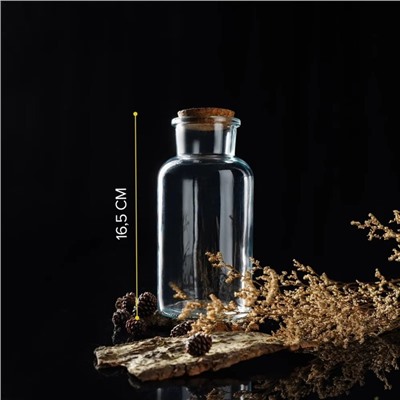 Бутыль стеклянная для масла Доляна «Парфе», 750 мл, 8×16,5 см